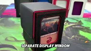 MTG Card Deck box with Display Window, Trading Card Storage Bo