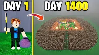 14,000 Days to Build a Best Base in 99 Nights in The Forest