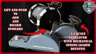 Making the Thrustmaster Flap & Speedbrake Modules REALISTIC! ✈️ Full Mod Upgrade #diy