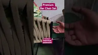 Premium Bar Chair Set, Rope will be available here at Factory Price|| #restaurantfurniture #furni...