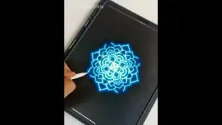 Mandala Drawing on iPad 😘 #shorts #procreate #digitalart #drawingwithdeepak