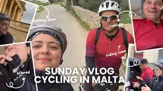 Cycling in Malta: Sunday Ride Vlog *I'm So Unfit*  | 2025