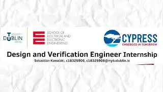 TUD 2021 Internship - Cypress / Infineon