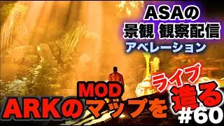 「ASAアベレーションの景観をローカルで学ぶ配信 ARKMOD制作生配信‼MOD制作初心者がARKのマップを1から作ってみた！！#60【ARK】【ark mod】【タエニアステラ】