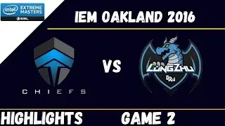 CHF vs LZ | Game 2 | Highlights IEM Oakland 2016 Chiefs vs Longzhu
