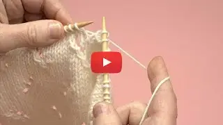 Comment tricoter un surjet simple #tricoter #knitting #tutorial #diy #handmade #knittingpattern