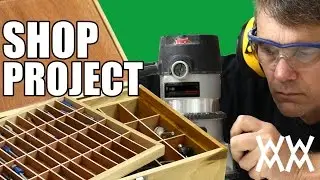 Router bit storage box. Get organized by making this handy shop project.