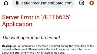 Station Choice Error issue / ETT 6635 station Choice / ETT 6635 / ETT