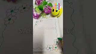 paper border design| paper border design for projects| SAFAM creative #shorts #youtubeshorts #viral