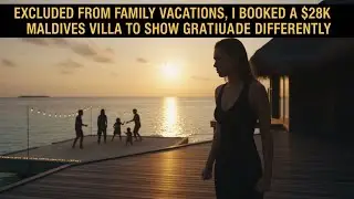 EXCLUDED FROM FAMILY VACATIONS, I BOOKED A $28K MALDIVES VILLA TO SHOW GRATITUDE DIFFERENTLY.