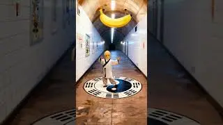 Exit X Anomaly AGAIN: Peanut Man Practices Tai Chi on Glowing Yin-Yang Symbol in Subway Tunnel