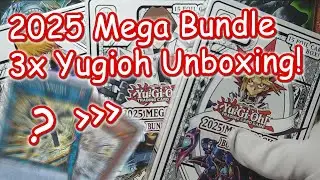 BYE BYE BUNDLES!!! Yugioh 2025 Mega-Pack Bundle 3x unboxing.