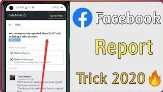 How to report facebook account 2020 || one report remove any facebook account
