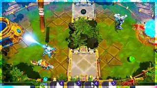 Throwing LOGS all over the map! Minion Masters Draft