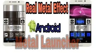 Give your phone Metal chrome finish | Metal Chrome​ Finish Launcher app 2018 | Hindi tips 2018