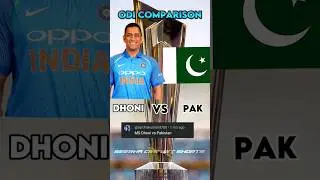 Ms Dhoni vs PAK Team ODI Stats Comparison #cricket #msdhoni #pakistanteam