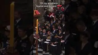 Prince Edward & Sophie Break Down Crying At Queen&rsquo;s Funeral  #queenelizabeth  #shorts