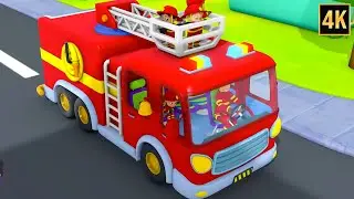 Wheels on the Fire Truck & More Street Vehicles Songs for Babies