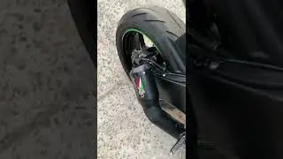 KAWASAKI NINJA ZX6R😘 AUSTIN RACING EXHAUST SOUND 🔥#kawasaki #zx6r #shorts