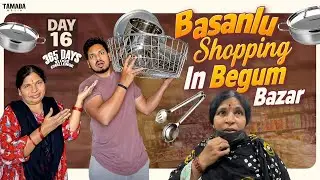 Basanlu Shopping In Begum Bazar || Day 16 || 365 Days Vlog Challenge || Akhil Jackson