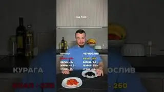Курага VS чернослив #shorts #short #кбжу #калории #фитнес #спорт #тренды #зож #пп #рецепты #диета