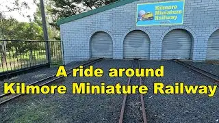Drivers view around Kilmore miniature railway.