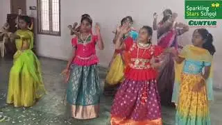 Gira Gira Gingiraagirey Dance performance by Sparkling Stars kids.||Sparkling Stars School Guntur.||