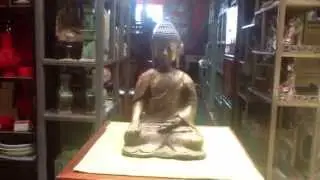 Chinese Handmade Metal Golden Color Buddha Statue vs695