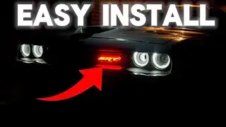 Установка значка SRT Grill на мой Dodge Challenger Scatpack Rebuild | TikTok Shop Car Mod