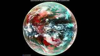 [Daily] March 19, 2021 GK2A Satellite RGB Day/Night Composite | Full Disk | 20210319