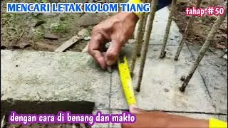 PROSES MENCARI LETAK GARIS BENANG PASANGAN BATU KARENA HILANG DAN CARA LETAK TIANG