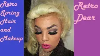 Spring Retro Hair and Makeup Inspiration