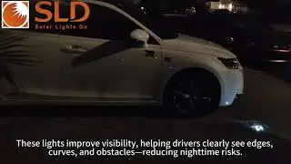Solar Ground Lights for Driveway and Garage Entrances