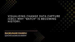 Change Data Capture (CDC) Explained Simply | Batch vs. Real-Time Data