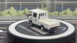 MODEL 1 ISUZU ELF White 1:64 scale diecast