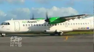 Galway Airport Departure to Waterford and London Southend June 2011 Aer Arann