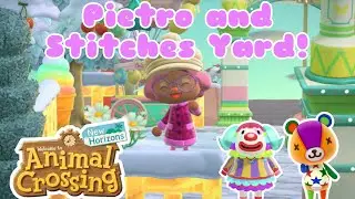 Стич и двор Пьетро в Стране развлечений! //#animalcrossingnewhorizons//