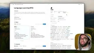I Built a Language Learning RPG Game in Notion: Level Up As You Learn