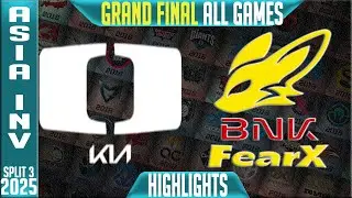 DK против BFX | Гранд-финал Asia Invitational 2025 &mdash; лучшие моменты (ВСЕ ИГРЫ) Лучшие моменты Kaz...