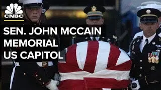 Senator John McCain Memorial Ceremony at the US Capitol - Aug. 31, 2018