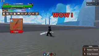 SHOWCASE SABER V2 KING LEGACY !!!