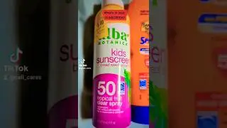 ✨ WHAT'S IN YOUR SUNSCREEN?✨ #sunscreen #holistic #health #organic #product #yukaapp