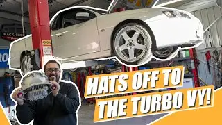 VY TURBO Drag Challenge Prep!! - HARROP Diff Hat Install and Tailshaft Loops!