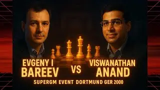 Evgeny Bareev vs Viswanathan Anand | Full Game Analysis | Dortmund SuperGM 2000