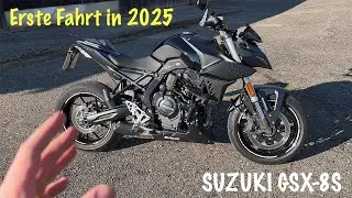 Erste Fahrt 2025 | Fit fürs Frühjahr | Richtig in die Saison starten | Motovlog Suzuki GSX-8S