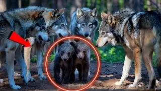 Wolves attack two lonely bear cubs&mdash;Then the Unimaginable Happens!