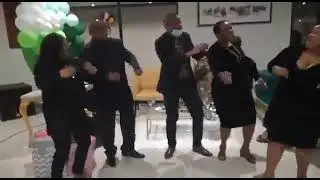 Jacob Zuma dancing and enjoying his pension days