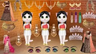 episode-17||new video||three talking tom billu  billa fairy bridal makeup💄👄👰&zwj;♂️💅 funny comedy video
