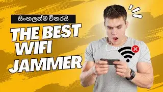 how to make WIFI jammer at home || Esp8266 || sinhala || arduino