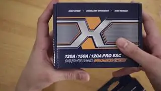 X-Car Beast 150A Car ESC and programming Card Unboxing